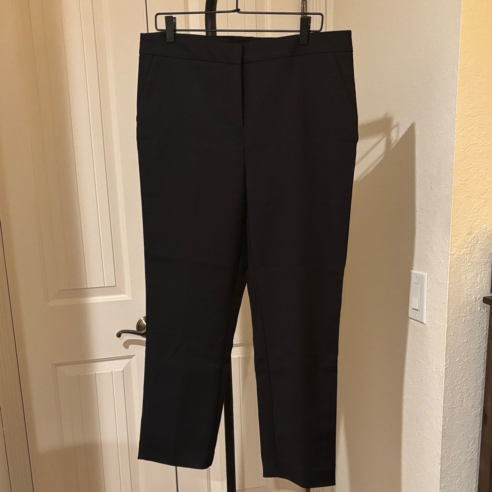 Chico's Elegant Black Straight Leg ankle pants